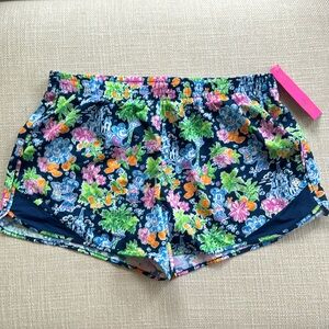 Lilly Pulitzer Disney Parks Ocean Trail Athletic Shorts Size L